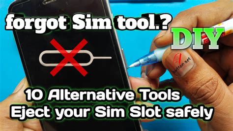 sim ejector tool alternative|How to open a SIM card tray when an ejector tool isn't around .